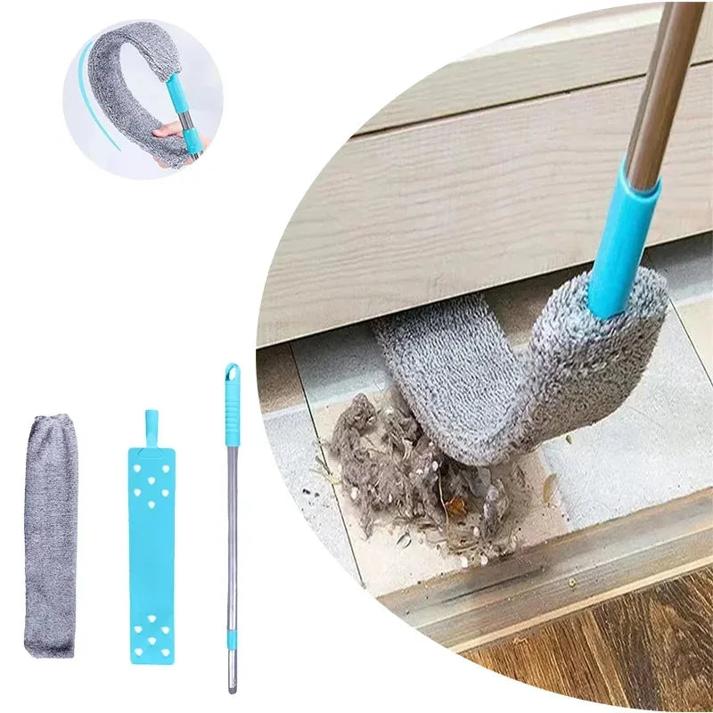Long-Handled Detachable Mop Household Cleaning Tool for Floor Bed Bottom Vacuum Sofa Dusting And Gap Cleaning