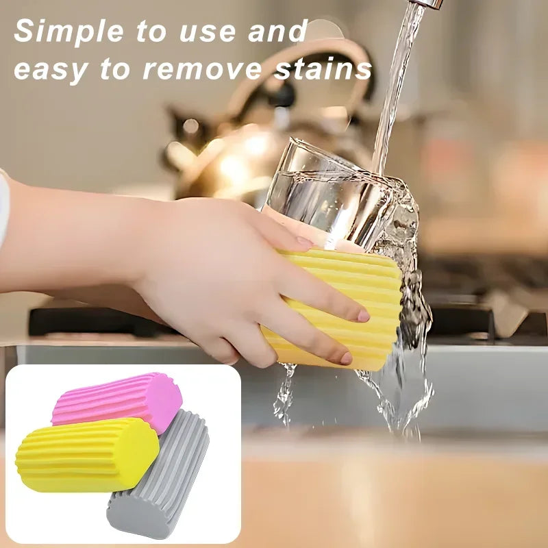 Reusable PVA Super Absorbent Sponge Block High Density Water Absorption Cotton Cloth Kitchen Sink Cleaning Tool