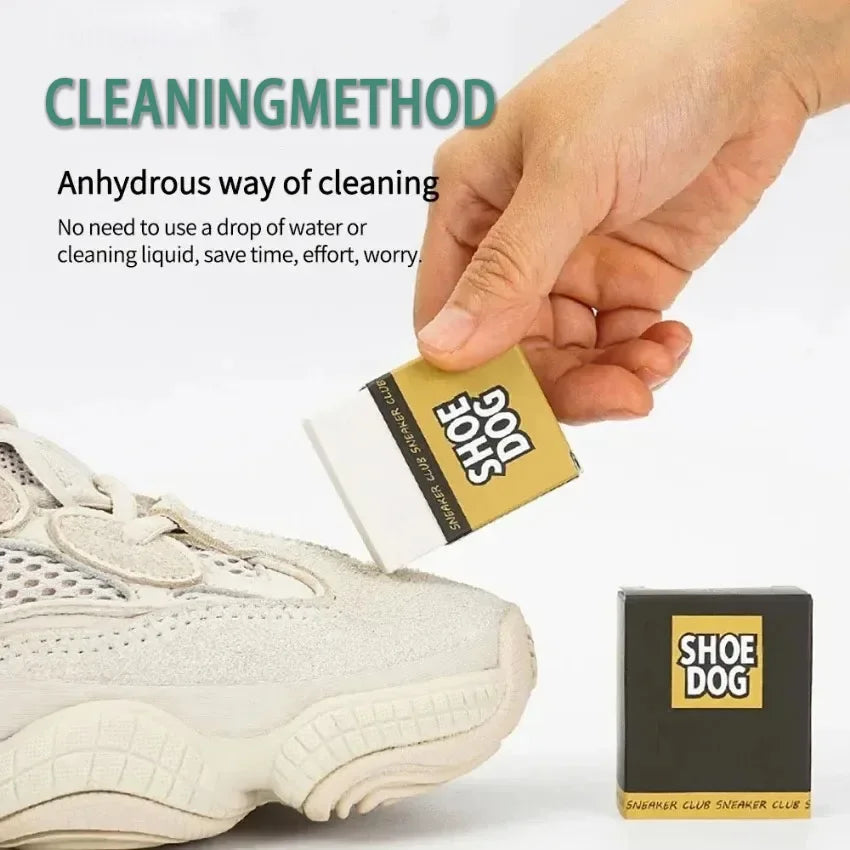 1/2PCS Magic Suede Eraser Nubuck Leather Shoe Cleaner Brush Kit Removing Scuffs Dirt Marks Stain Remover Sneakers Care Tool