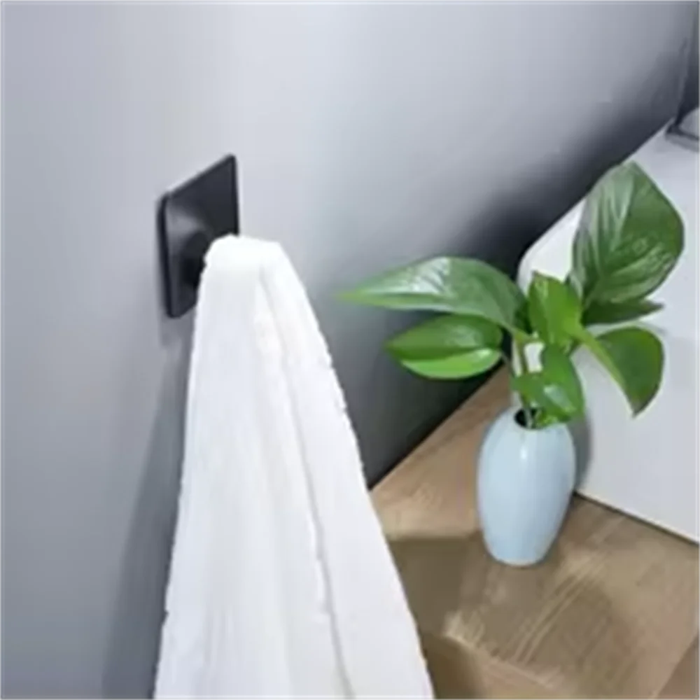 4/1pcs Stainless Steel Bathroom Robe Hooks Adhesive Wall Hook Towel holder Bathroom Kitchen Hardware Multi-Purpose Hanger Hook