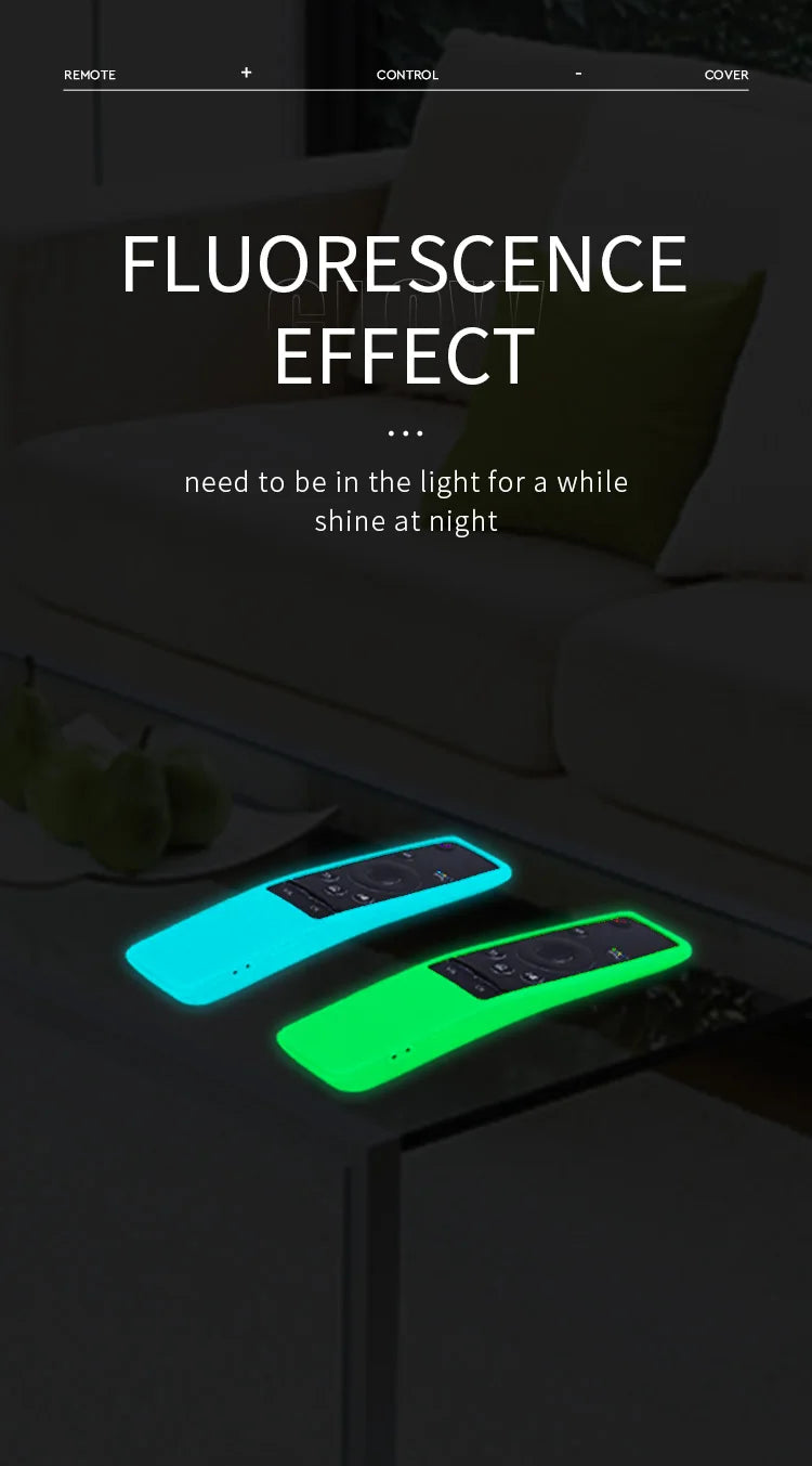 1 Piece Luminous Silicone Case For Samsung Smart TV BN59-01312A 01312H BN59 01241A 01242A Remote Control Cover