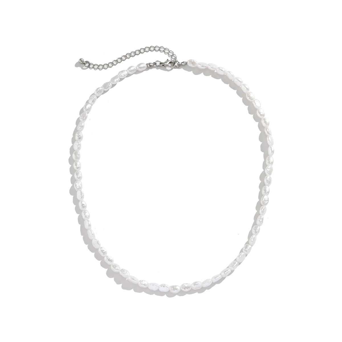 New Fashion Simple Faux Pearl Choker Necklace for Women Vintage Elegant Beaded Temperament Necklace Wedding Party Jewelry Gifts