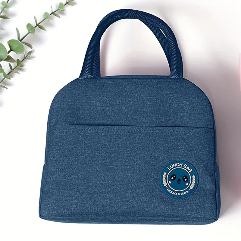 1pc of a Handheld Insulated Lunch Bag Suitable for Students And Office Employees,Ideal for Camping Meals And As a Lunch Box
