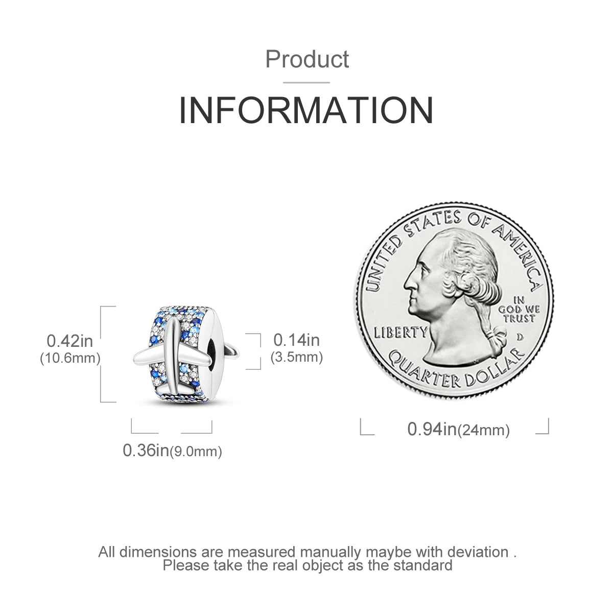 Travel Charm 925 Silver Plane Paris Tower Pendant Fit Bracelet Beads Making Woman Fashion Jewelry