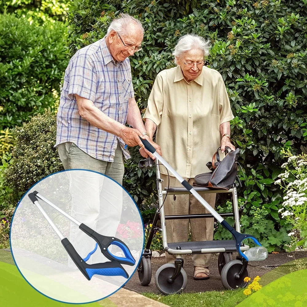 Garbage Picker Gripper With 360 ° Rotating Clip 32 Inch Lightweight Heavy-Duty Elderly Gripper Elderly Grabbing Tool