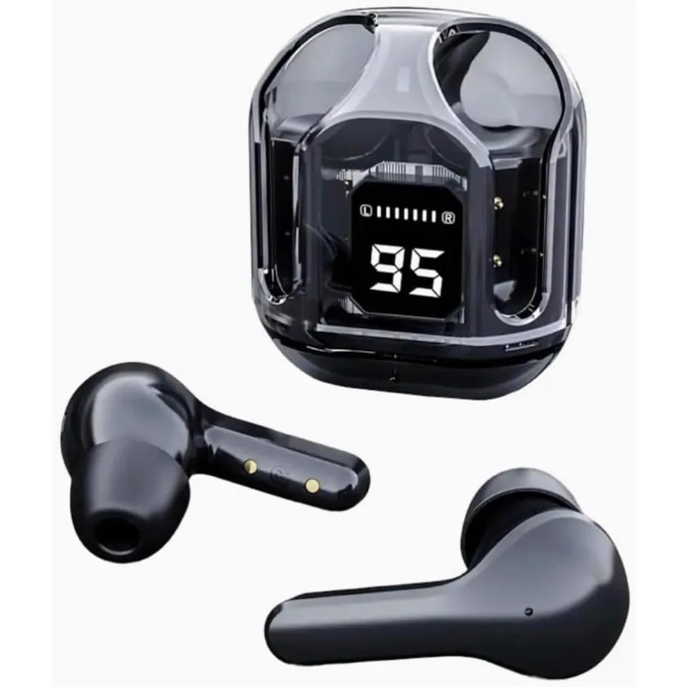 True Wireless Earbuds Noise Cancelling Bluetooth - White Green Pink Blue Black Colors, Wireless Earbuds with Charging Case
