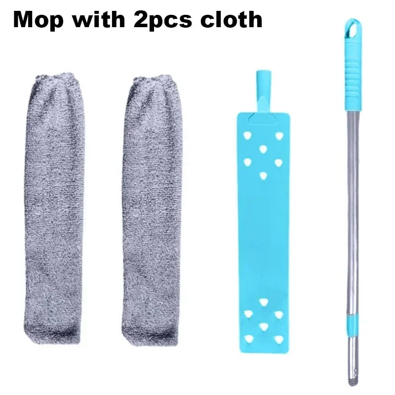 Long-Handled Detachable Mop Household Cleaning Tool for Floor Bed Bottom Vacuum Sofa Dusting And Gap Cleaning
