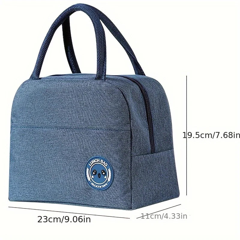 1pc of a Handheld Insulated Lunch Bag Suitable for Students And Office Employees,Ideal for Camping Meals And As a Lunch Box