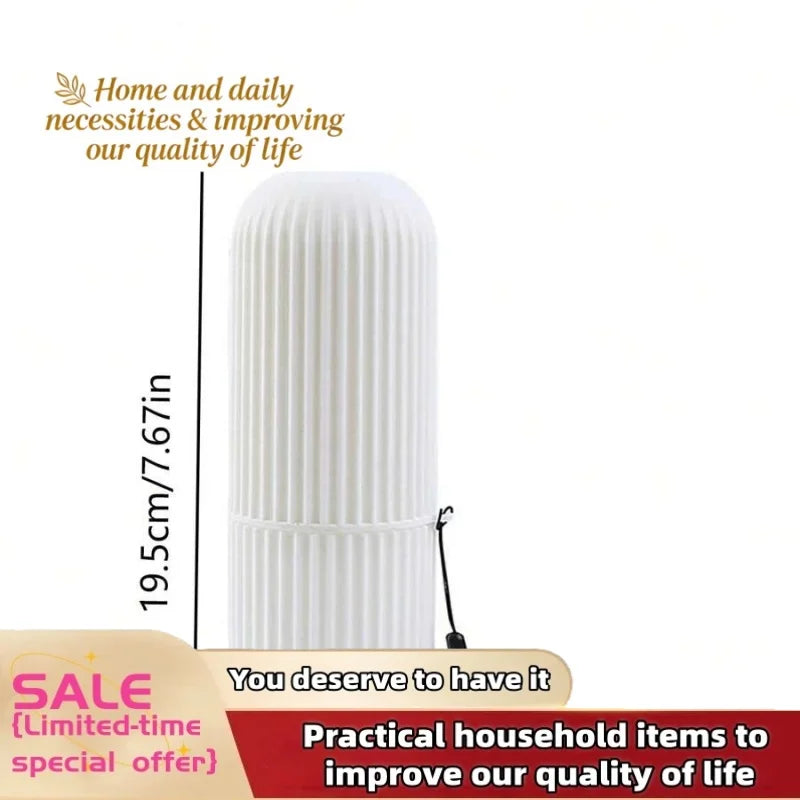 1/4Pcs Travel Camping Storage Box Organizer Travel Toiletries Storage Cup New Creat table Toothbrush Protect Holder Cup Case