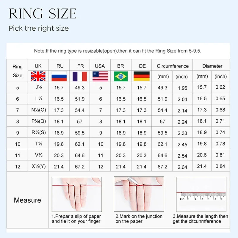 925 Sterling Silver Luxury Shiny 1-8CT Zircon Engagement Ring Wedding Band For Women Promise Eternity Ring Fine Jewelry Gift