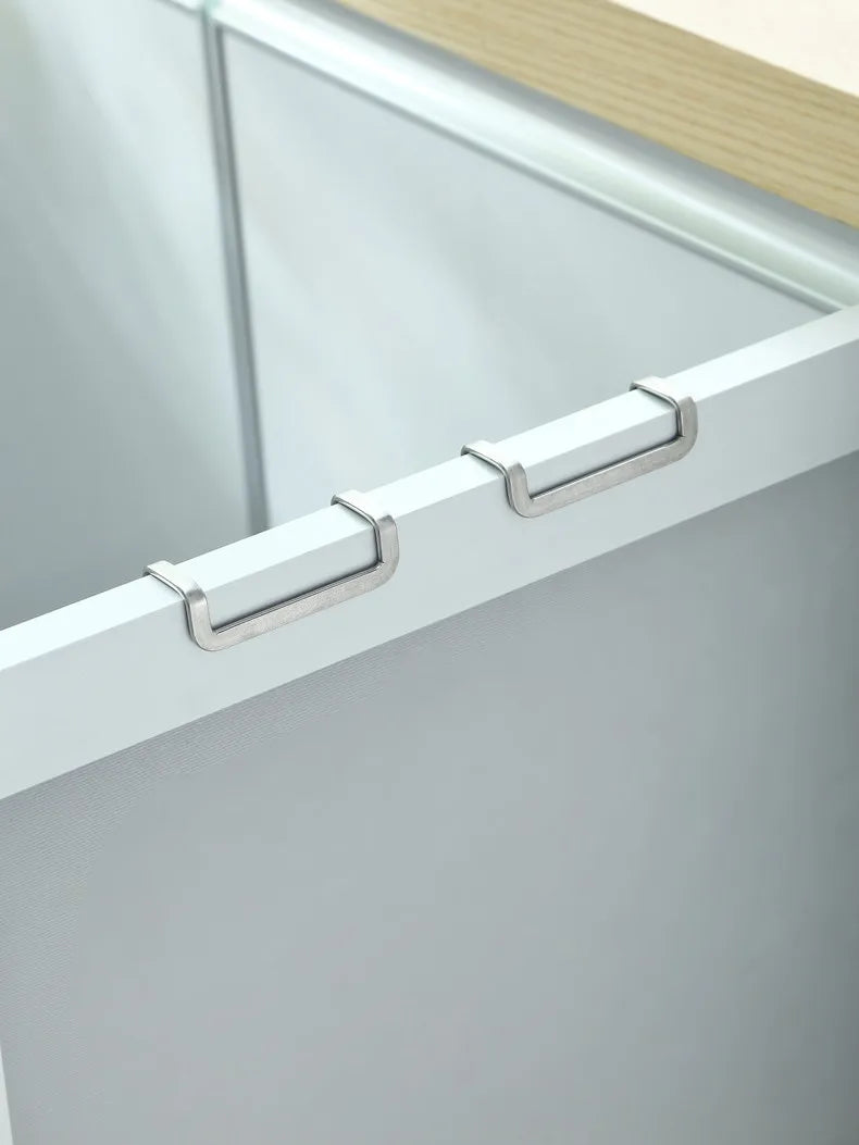 Door Hanger Hook Stainless Steel Double S-Shaped Storage Hook for Bathroom Kitchen Wall Door Organizer Wall Mounted Hooks