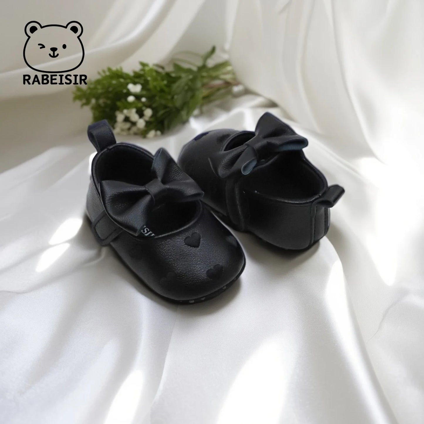 Baby girl toddler shoes baby embroidery love style baby's first pair of step shoes breathable non-slip fashion