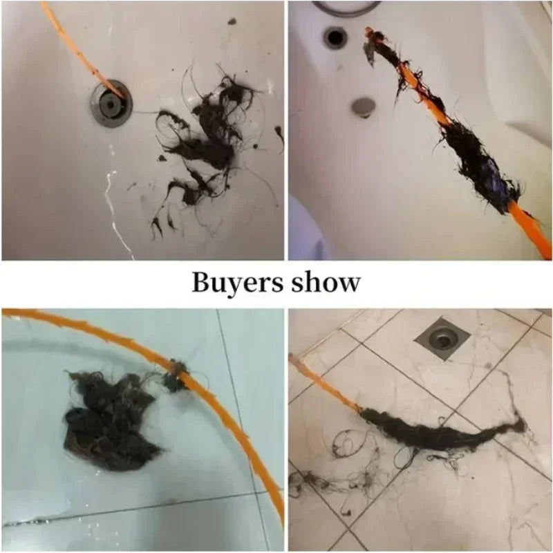 Multi-Pack Drain Cleaner Hooks Professional Pipe Hair Removal Tool for Toilet/Sink Outlet Sewer Dredging Kit