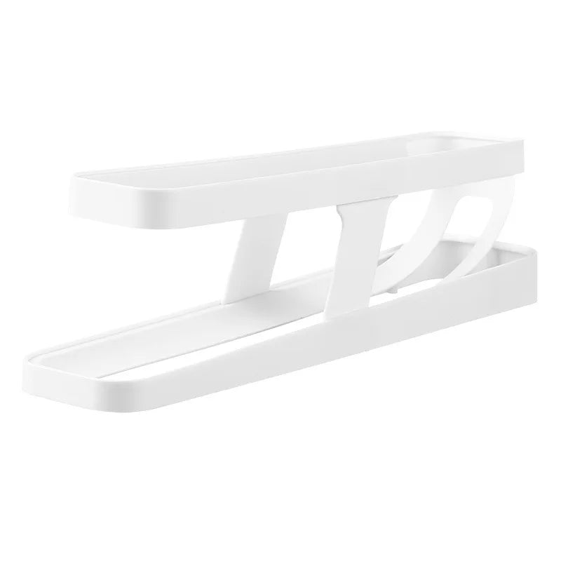 1pc egg storage box, automatic rolling refrigerator egg rack storage, hand-held egg refrigerator side door storagerack