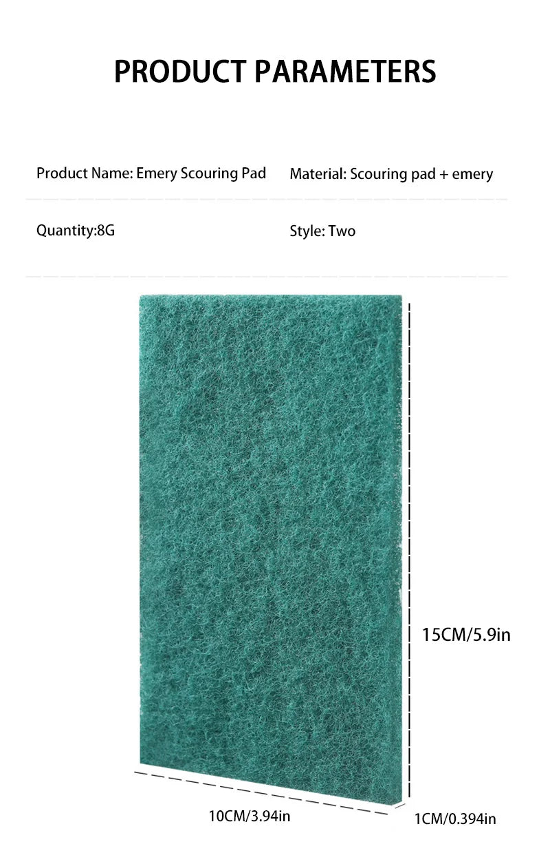 5/10/20/30PCS Scrub Pads Household Kitchen Oil Removal Dishwashing Pot Pads Scratch Free Multipurpose Reusable Cleaning Dishrag