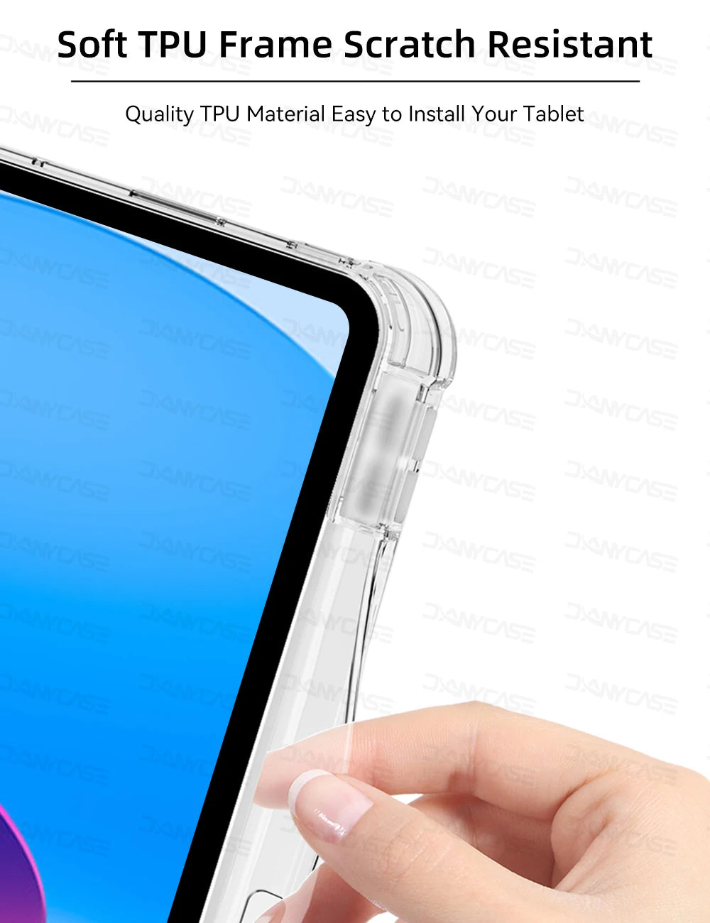 For iPad Air 11 2024 Pro Transparency Case For 2024 iPad Air 11-inch 12.9-inch Air 4/5 iPad 7/8/9th 10.2 5/6th 9.7in Tablet Case