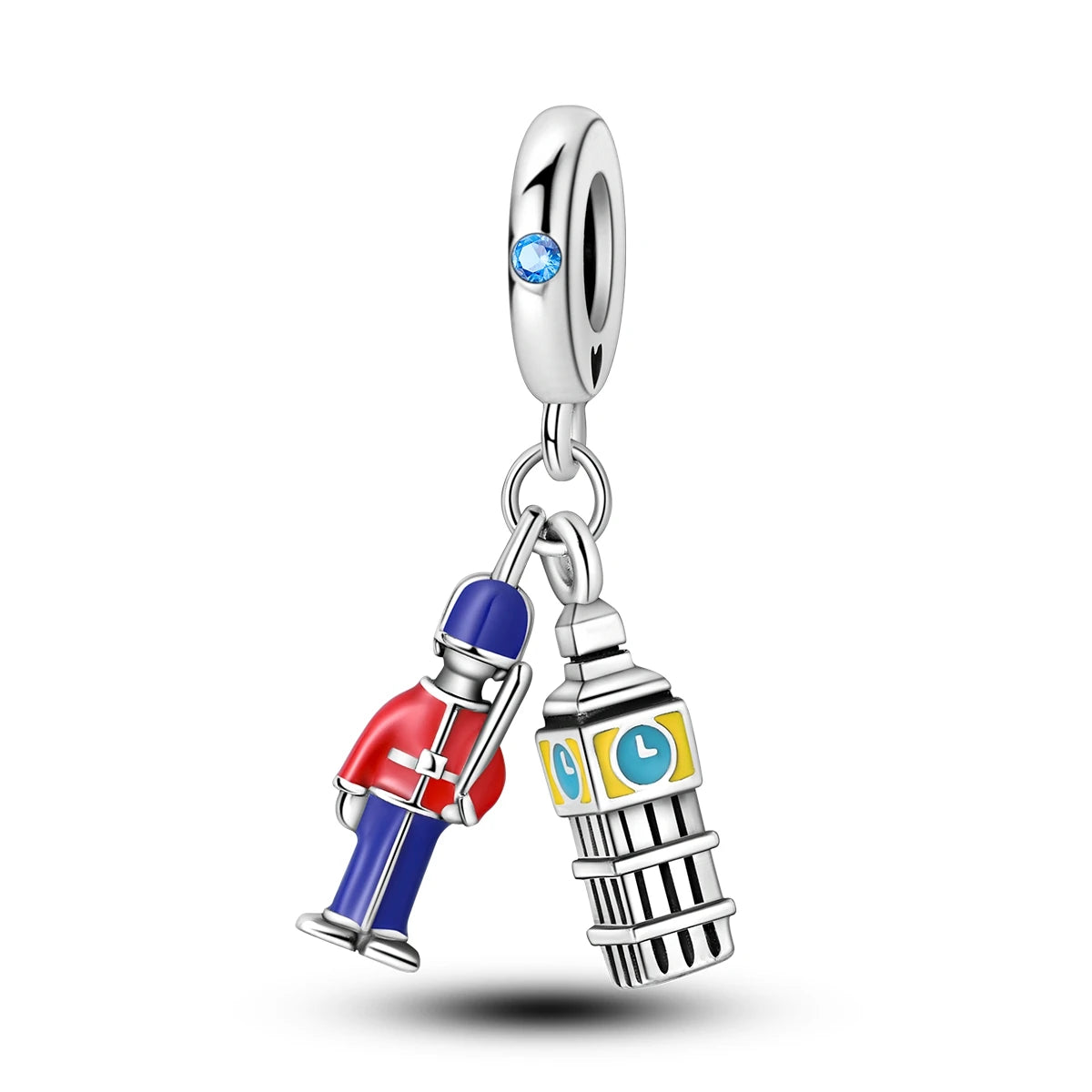 Travel Charm 925 Silver Plane Paris Tower Pendant Fit Bracelet Beads Making Woman Fashion Jewelry