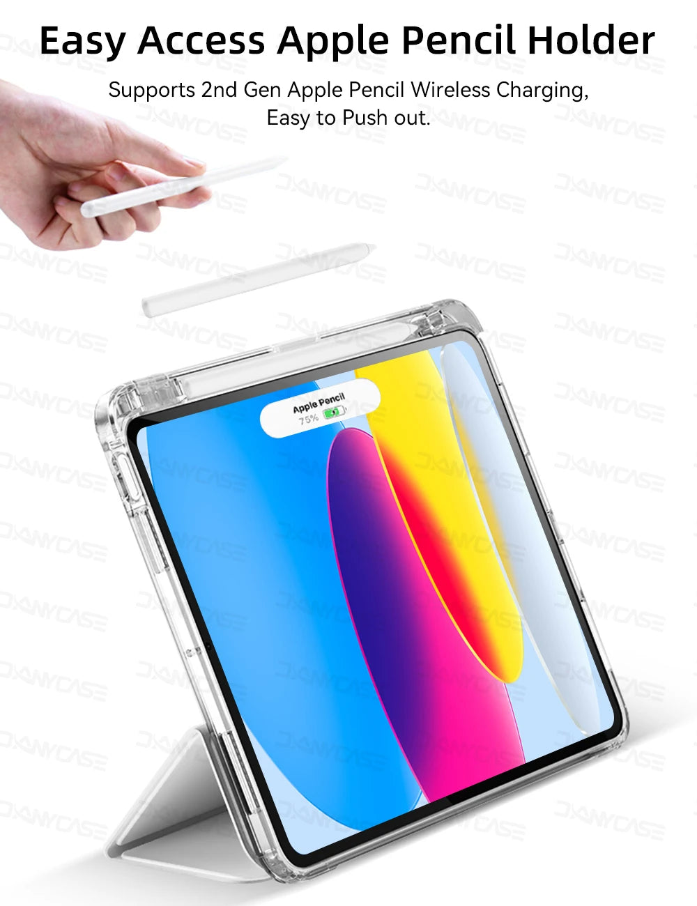 For iPad Air 11 2024 Pro Transparency Case For 2024 iPad Air 11-inch 12.9-inch Air 4/5 iPad 7/8/9th 10.2 5/6th 9.7in Tablet Case