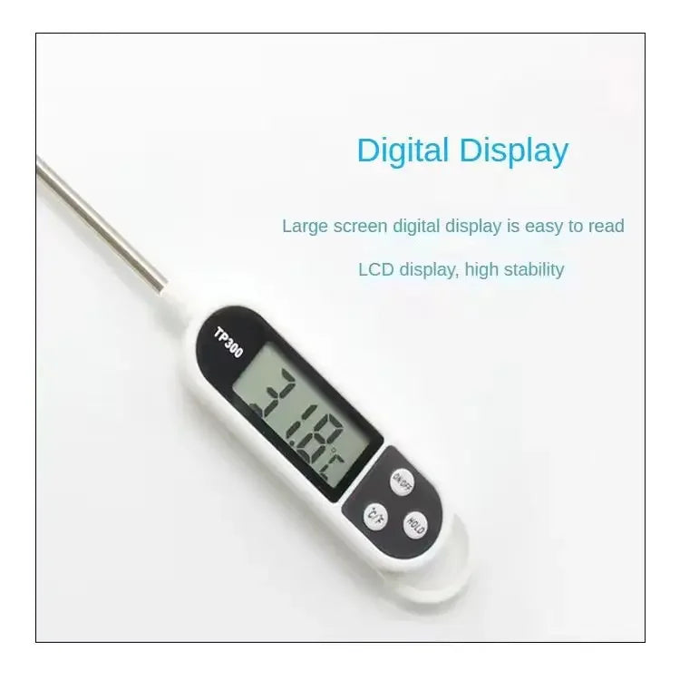 1PCS Food Thermometer TP300 Digital Kitchen Thermometer For Meat Cooking Food Probe BBQ Electronic Oven Kitchen Tools Portable