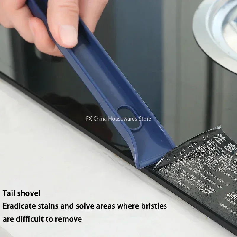 V-Shaped Gap Cleaning Brush - Multi-Purpose Hard Bristle Tool for Bathroom, Kitchen & Tile Grout - Efficient Dead Spot Cleaner