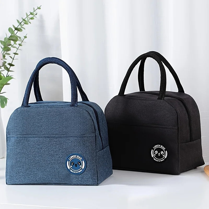 1pc of a Handheld Insulated Lunch Bag Suitable for Students And Office Employees,Ideal for Camping Meals And As a Lunch Box