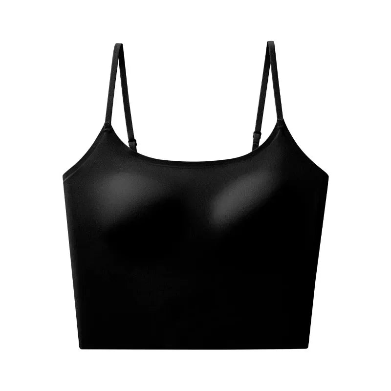 Autumn Winter MOYISU Seamless Bra: Invisible Lined Camisole Anti-Peep Undershirt Strap Sexy  Support Cozy Layering UK Essential