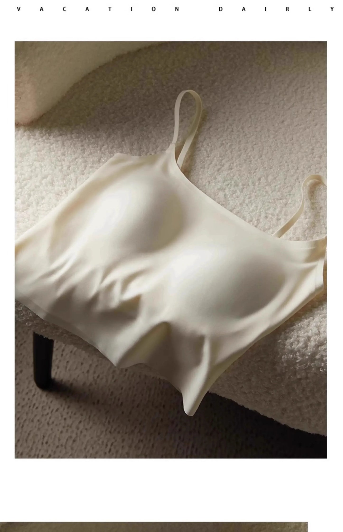 Autumn Winter MOYISU Seamless Bra: Invisible Lined Camisole Anti-Peep Undershirt Strap Sexy  Support Cozy Layering UK Essential