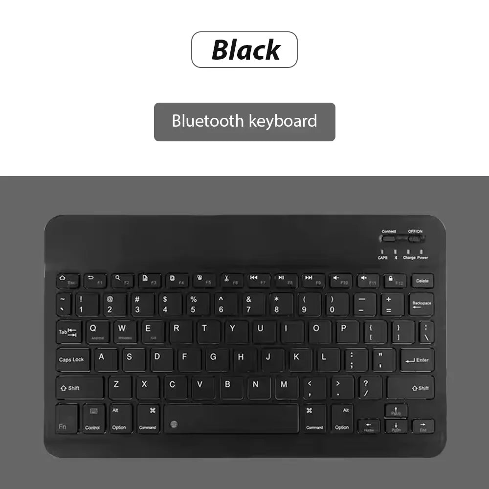 New 10-inch mobile phone pad universal wireless Bluetooth keyboard mouse mute control keyboard convenient mini  mouse keyboard