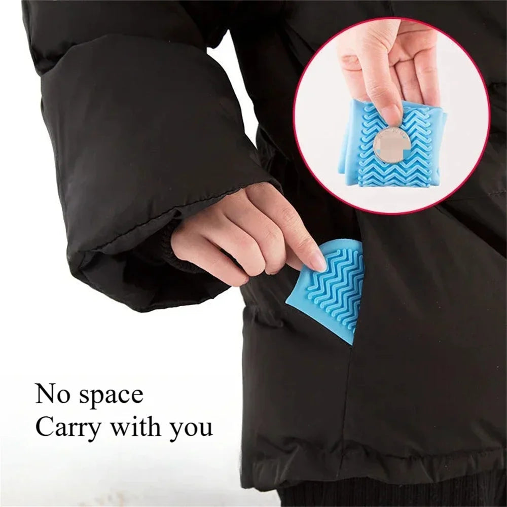 Rain Shoe Covers Waterproof Covers Reusable Non-slip Rain Footwear Covers Outdoor Adult Children for Shoes Boots Protector Cover