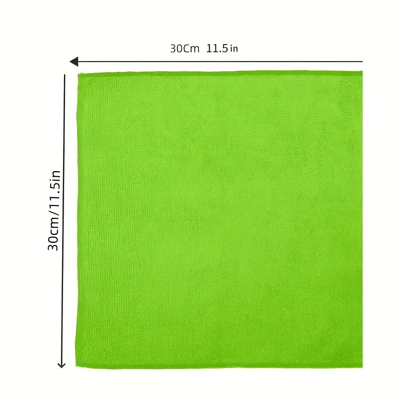 10/5/3pcs Microfiber Cleaning Cloth, Dishwashing Cloth Household Rag Kitchen Bathroom Cleaning Towel Durable Absorbent Towel