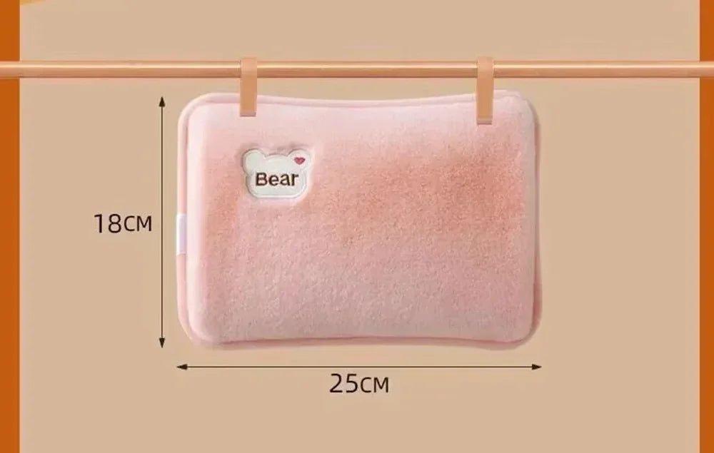 Rechargeable Hand Warmer (EU Plug) - Cute Reusable Hot Compress Bag & Hot Water Bottle