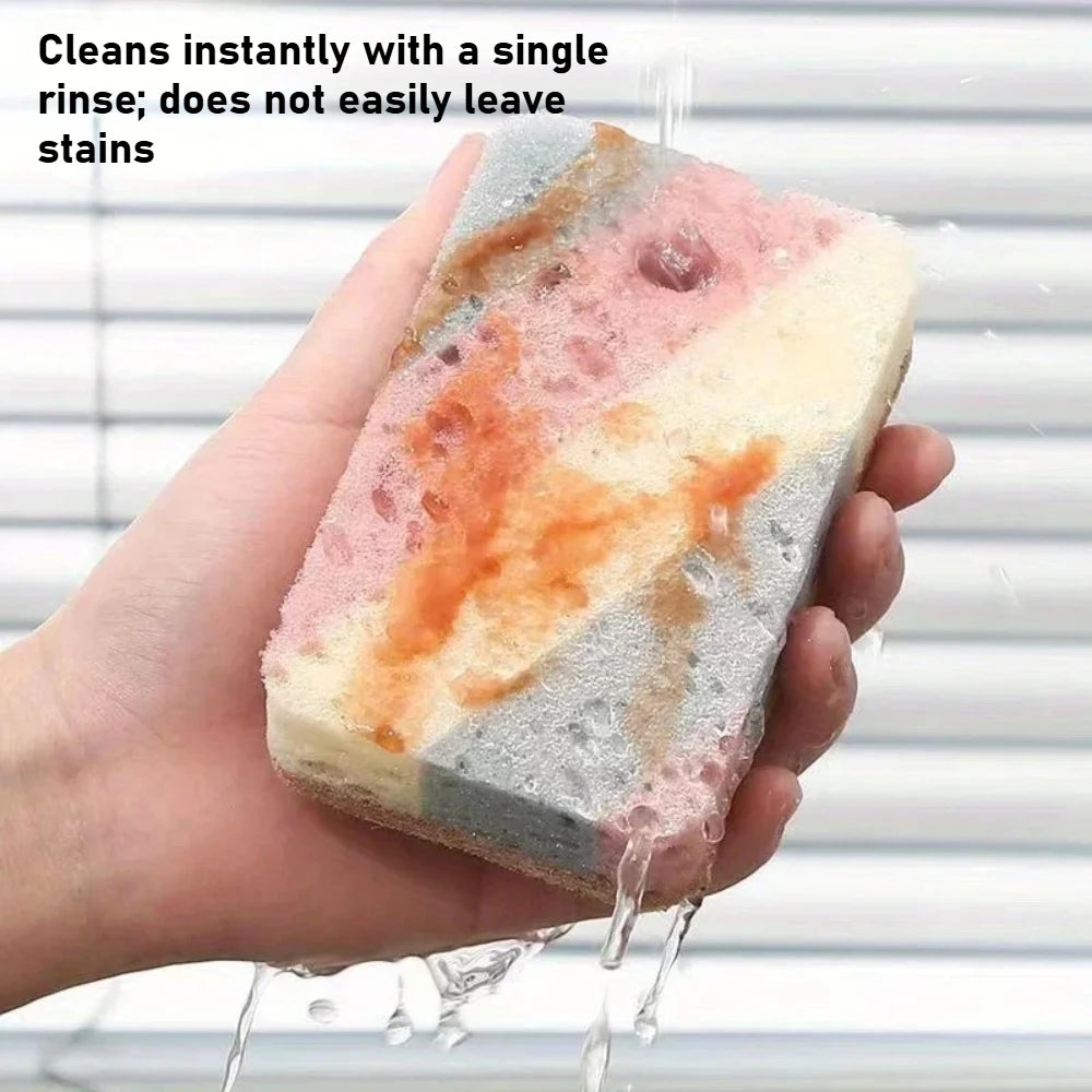 Double Sided Sponge Multipurpose Cleaning Sponge for Dishwashing and Stain Removal Durable Kitchen Bathroom Cleaning Tools