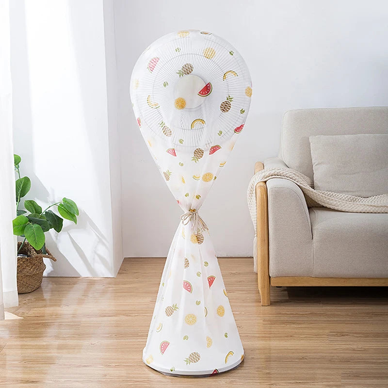 Portable Dustproof All-inclusive Electric Fan Dust Cover Household Floor Fan Cover Waterproof Protective Cover Accessories