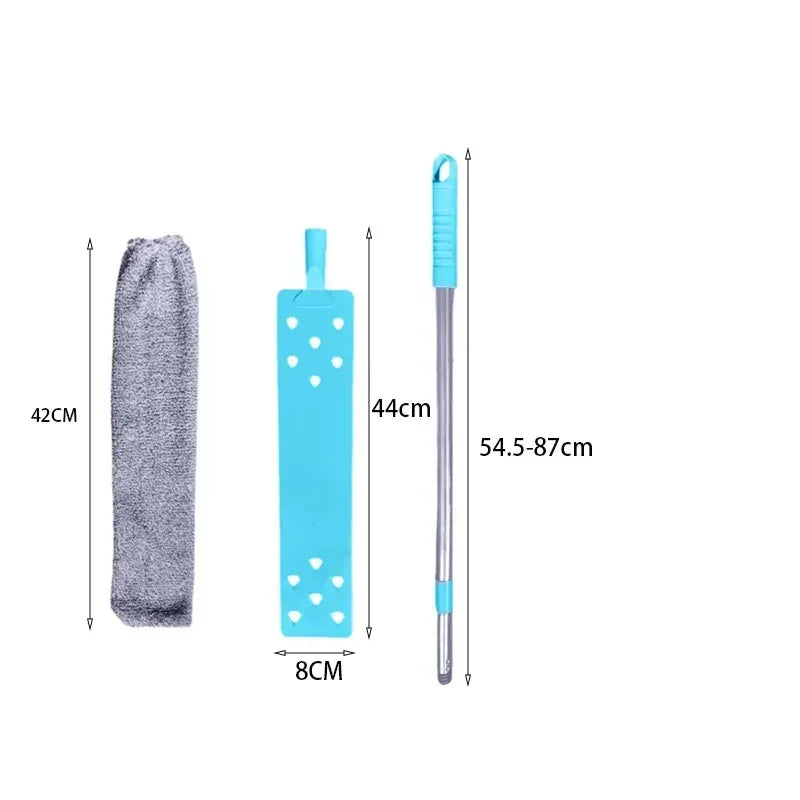 Long-Handled Detachable Mop Household Cleaning Tool for Floor Bed Bottom Vacuum Sofa Dusting And Gap Cleaning