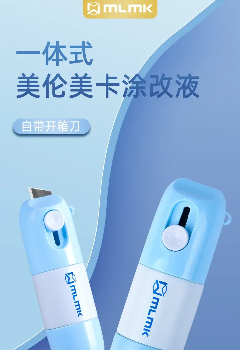 Thermal Paper Correction Fluid with Unboxing Knife Durable Thermal Paper Data Identity Protection Fluid Thermal Paper Eraser