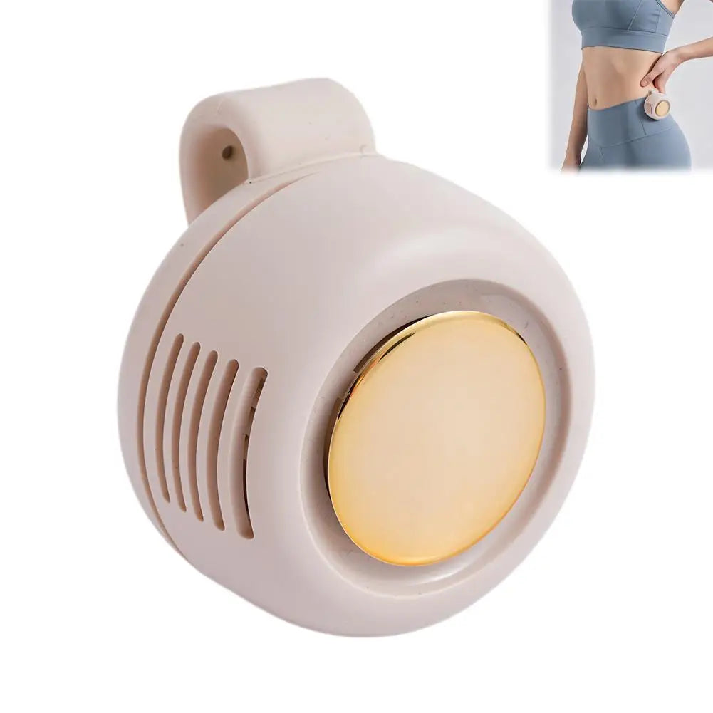 Portable Silent Bladeless Electric Fan Mini Clip On Waist Whirlwind Fan Summer Outdoor Gym Fast Cooling Rechargeable Fan