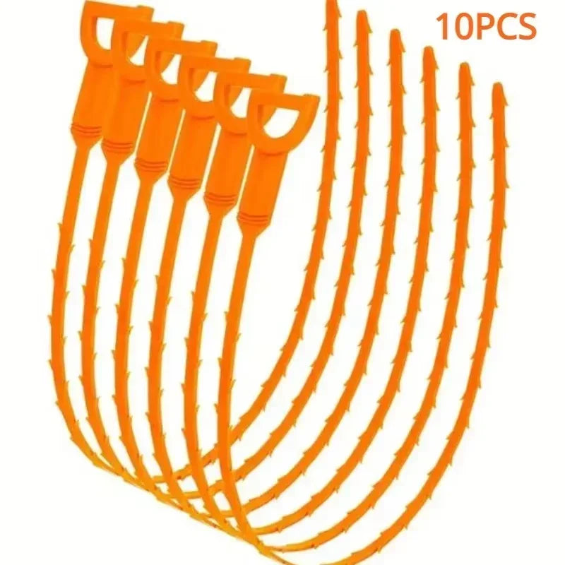 Multi-Pack Drain Cleaner Hooks Professional Pipe Hair Removal Tool for Toilet/Sink Outlet Sewer Dredging Kit
