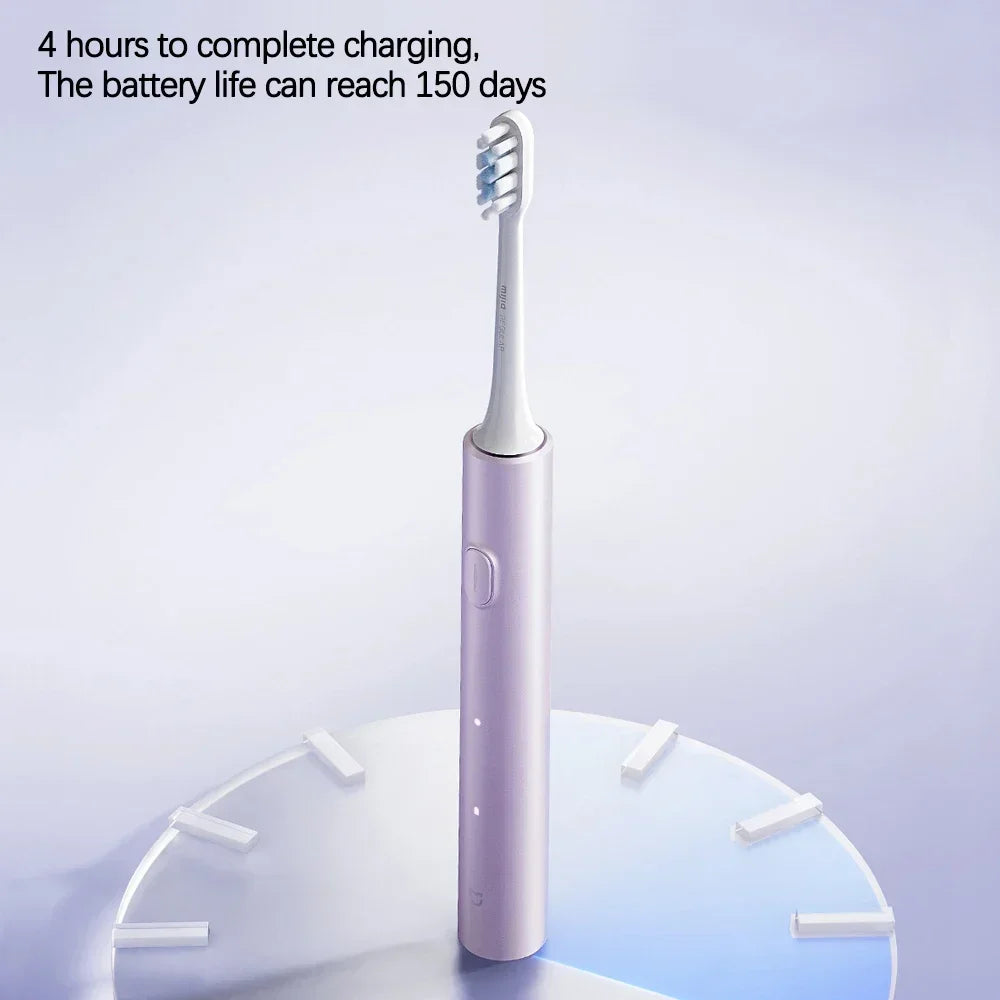 MIJIA T302 Sonic Electric Toothbrush - 31,000 RPM, 150 Days Battery,Copper-Free DuPont Brush Head,IPX8 Waterproof,4 Modes