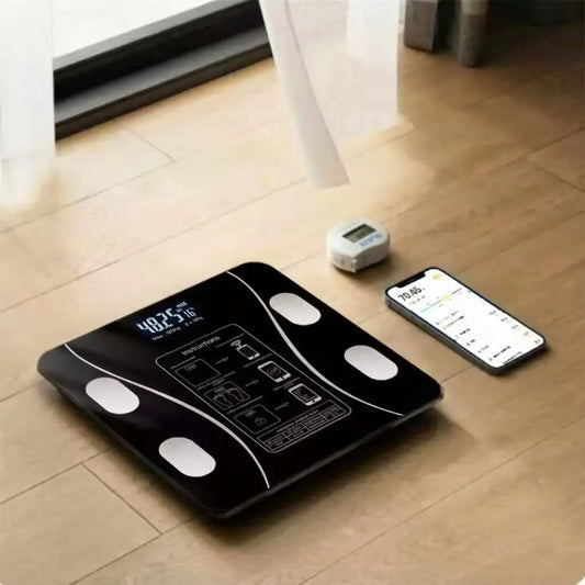 Body Fat Scale Smart Wireless Digital Bathroom Weight Scale Body Composition Analyzer With Smartphone App Bluetooth-compatible