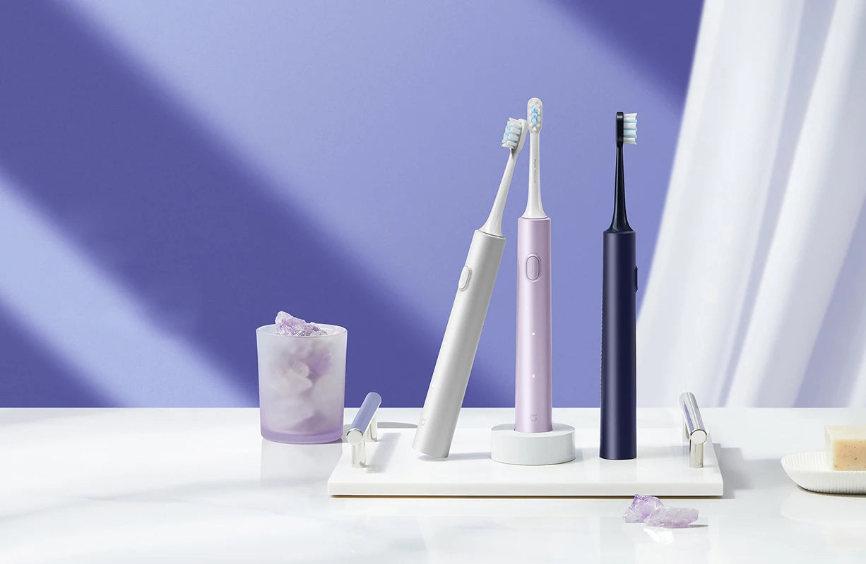 MIJIA T302 Sonic Electric Toothbrush - 31,000 RPM, 150 Days Battery,Copper-Free DuPont Brush Head,IPX8 Waterproof,4 Modes