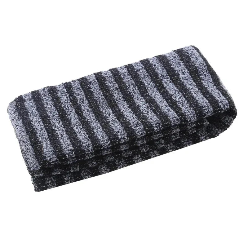 Ultra-Long Exfoliating Back Towel Antibacterial with Silver Ions Multifunctional Shower Bath Towel for Rich Foam