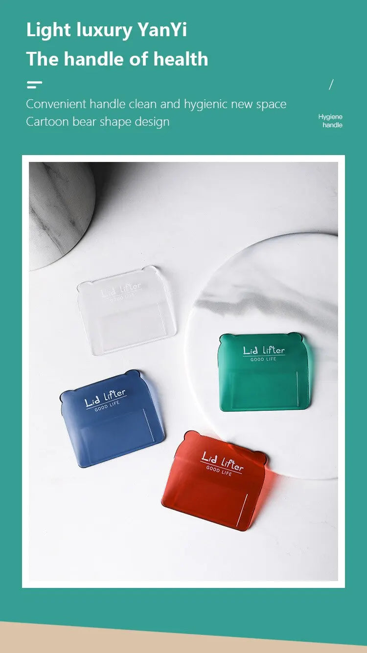 1 Pc Toilet Lid Lifting Device Light and Small PS Material to Lift the Toilet Lid Bathroom Supplies