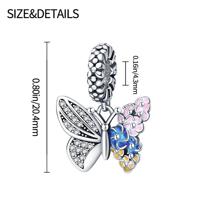 925 Silver Color Mushroom Owl Cat Bone Animal Charms Beads Fit Pandach 925 Original Bracelets Fine DIY Birthday Jewelry Gifts