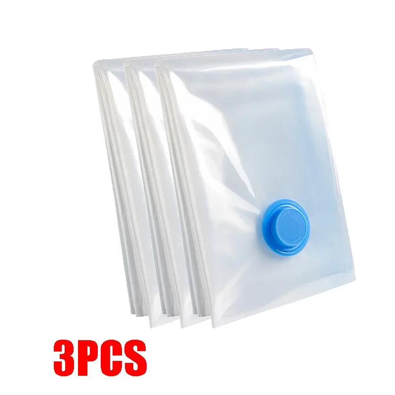 Vacuum Storage Bags 8-18Pc Space Saver Bag Travel Rechargable Air Pump Various Seal Bag Pump for Compress Clothe Blanket Luggage