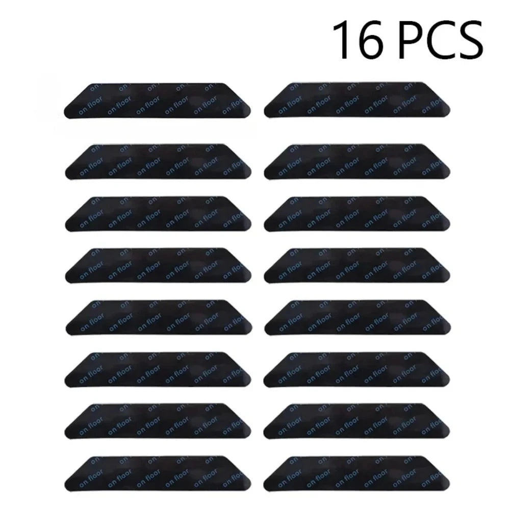 16/8pcs Carpet Non-slip Sticker Reusable Washable Anti Curling Carpet Patch Fixed Stickers Floor Rug Mat Tape Gripper Corner Pad