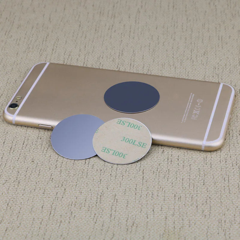 Magnetic Metal Plate For Car Phone Holder Universal Iron Sheet Disk Sticker Mount Mobile Phone Magnet Stand For IPhone