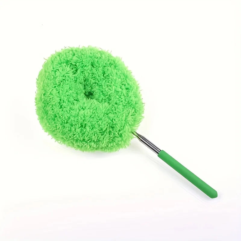 Reusable Microfiber Ceiling Fan Duster Set for Home & RVs - Effortless Cleaning Brush with Dust-Locking Technology
