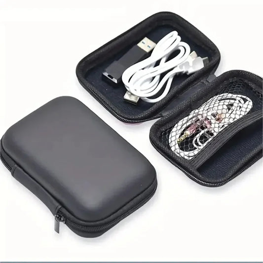 Sundries Travel Storage Bag Charging Case for Earphone Package Zipper Bag Portable Travel Cable Organizer Electronics Storage