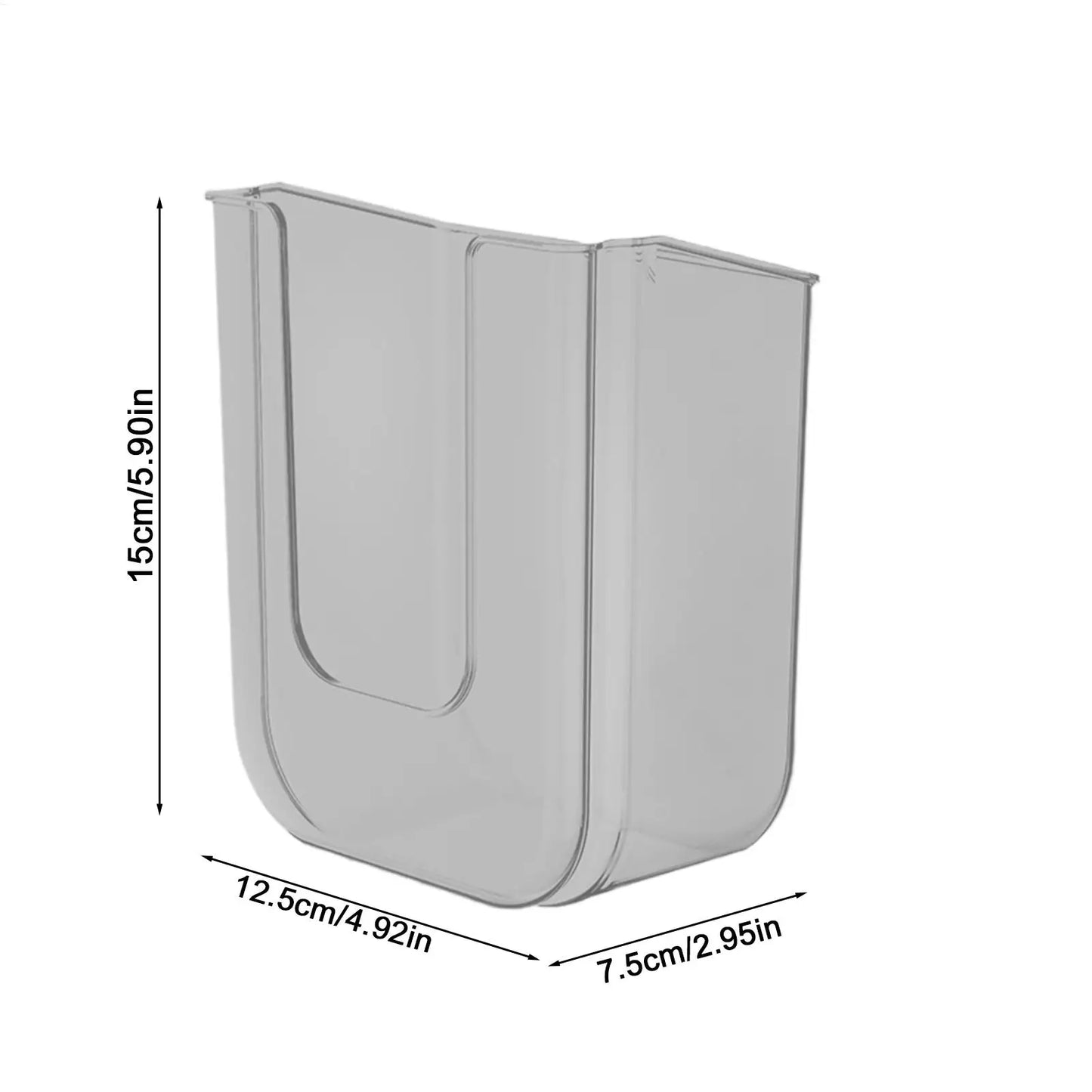 Wet Wipes Dispenser Wall Mounted Storage Box Organizer Tissue Dispenser Adhesive Secure Mount for Family Toilet Home Bathroom