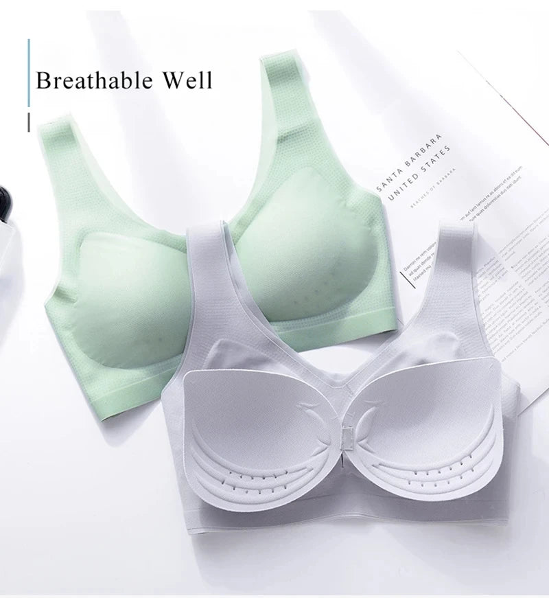 Plus Size Bra 3XL 4XL Seamless Bralette Wire Free Bras For Women Underwear Lingerie Sleep Brassiere Breathable Ultra BH